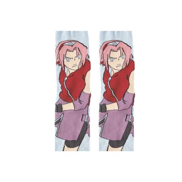 Sakura Haruno Anime Socks - Naruto Shippuden Merchandise - Picture 4 of 4
